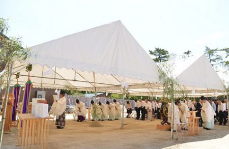 新庁舎地鎮祭