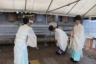 東十九社 御修造開始奉告祭