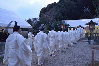 因佐神社 仮殿遷座祭