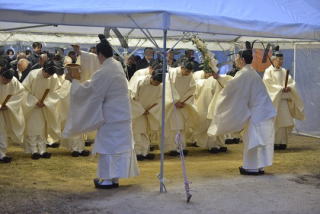 湊社 仮殿遷座祭
