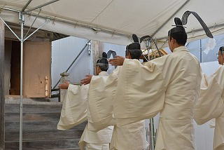 釜社 仮殿遷座祭